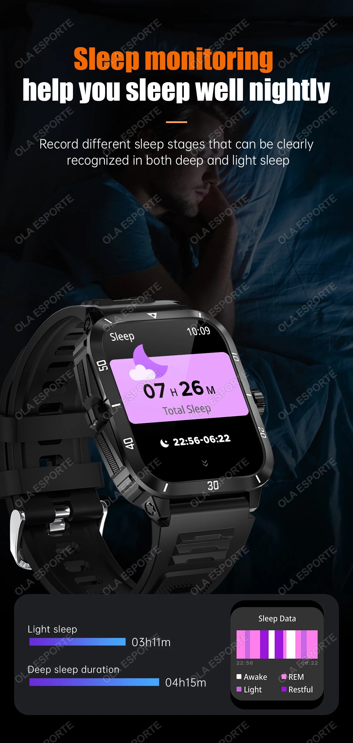 2025 Sport Smart Watch For Men 1.96'' Screen Blood Oxygen Bluetooth Call Watch 100+Sport Waterproof Smartwatch Man Reloj Hombre