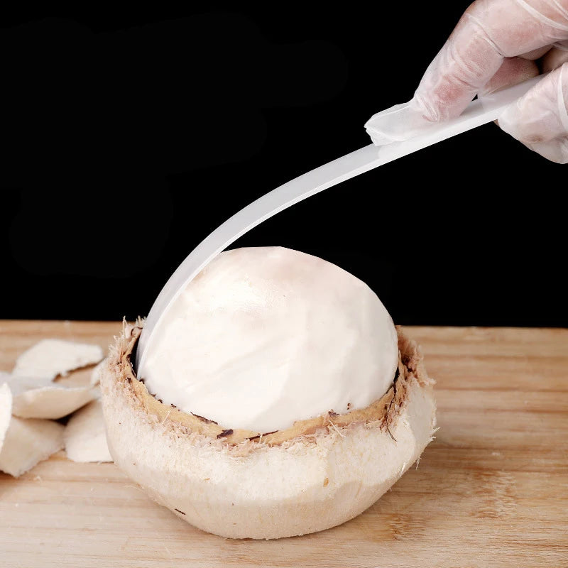 1/2PCS Coconut Meat Removal Soft Knife Plastic Coconut Tool Opener Convenient Sturdy Long Handle Coconut Opener Kitchen Gadgets