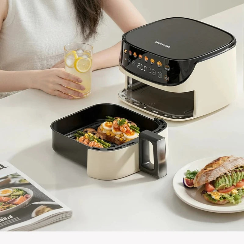Air Fryer for Home Metal Cavity Electric Fryer Oven 0 Fluorine Ceramic All-in-one2026new Arrival