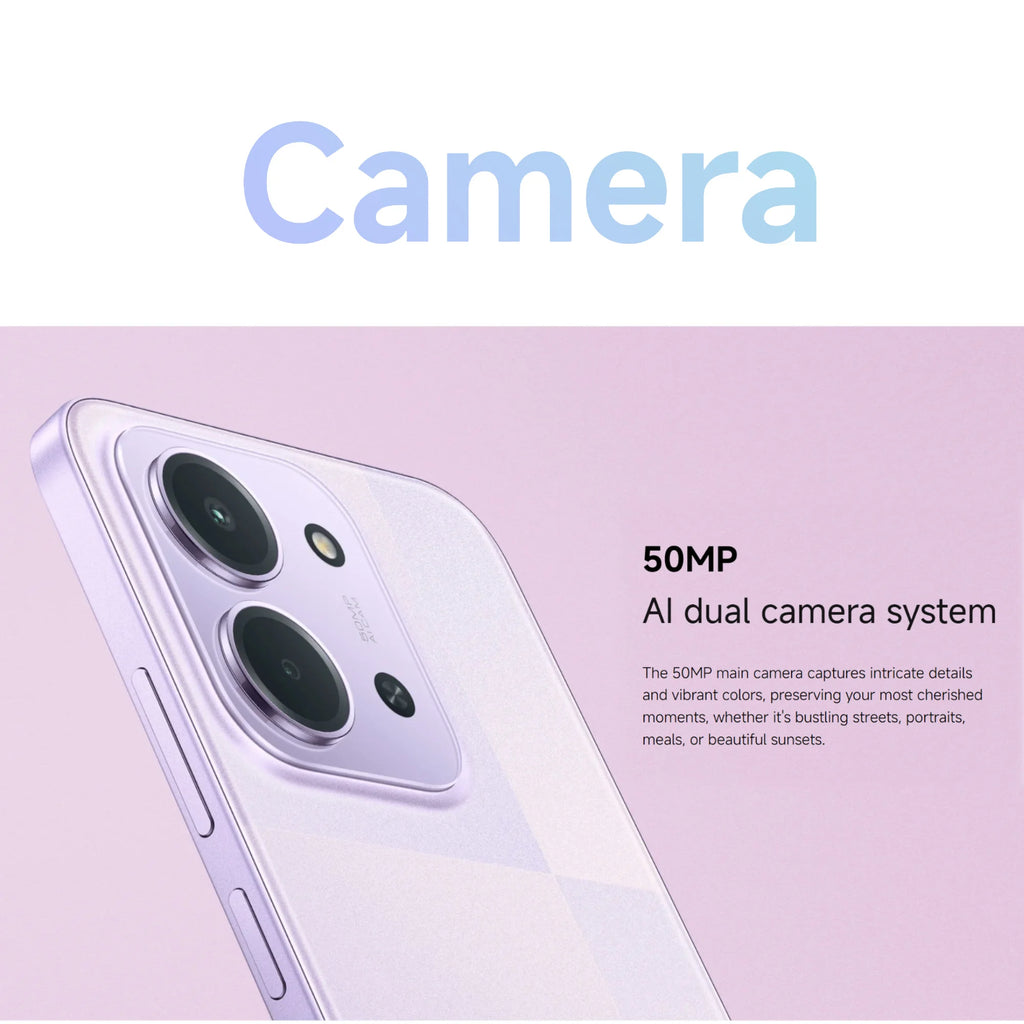Xiaomi Redmi 15C 5G 4+128GB Global Version 6nm MediaTek Dimensity 6300 processor 120Hz 6.9“ Dot Drop Display 50MP 6000mAh 33W