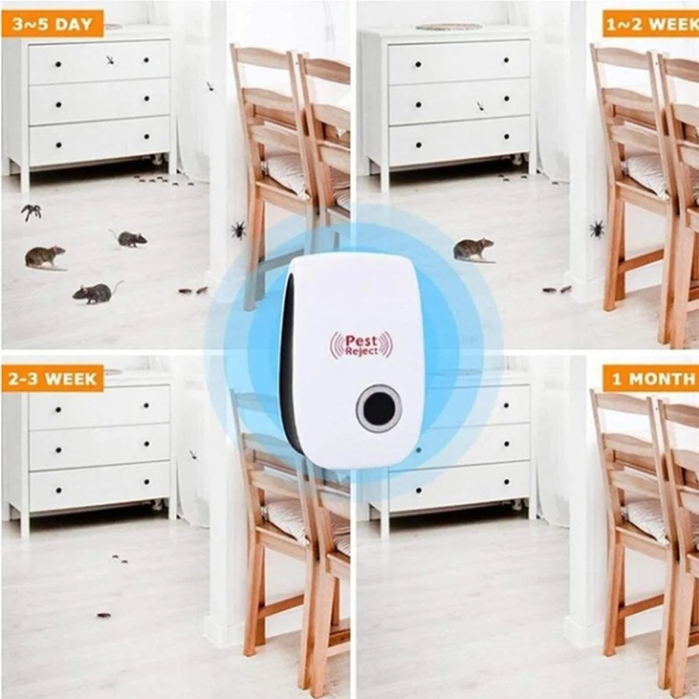 Safe Ultrasonic Pest Repellents Mouse Cockroach Mosquito Insect Repeller Effective Essential for Home Summer Pest Exterminato