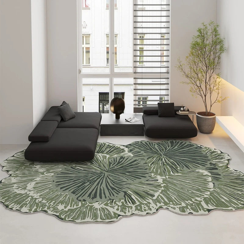 Irregular Shape Bedroom Decor Carpet Large Area  Carpets for Living Room Thickend Plush Lounge Rug Fluffy Soft Bedside Floor Mat