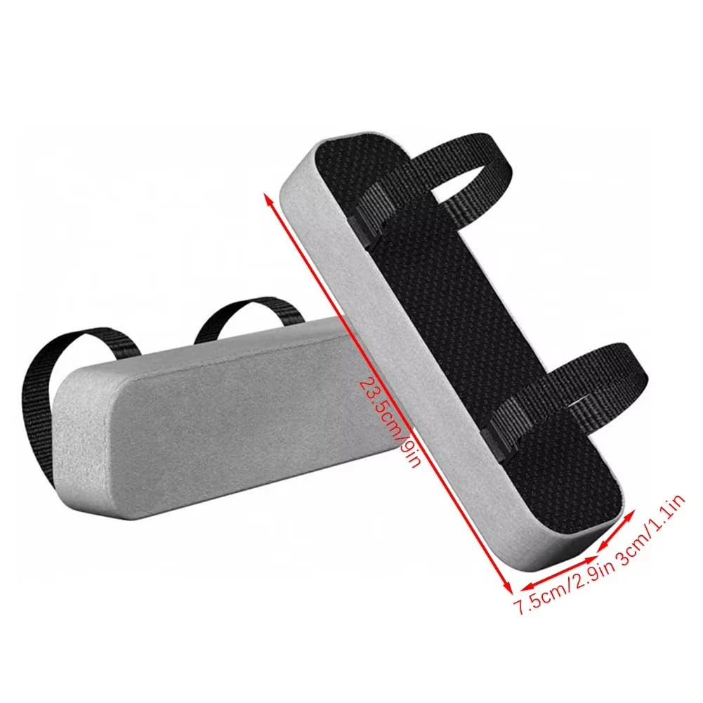 2/6Pcs Office Chair Arm Pads,Soft PU Sponge Arm Rest for Desk Chair Gaming Chair,Arm Rest Cover Elbow Support,Removable Cleaning