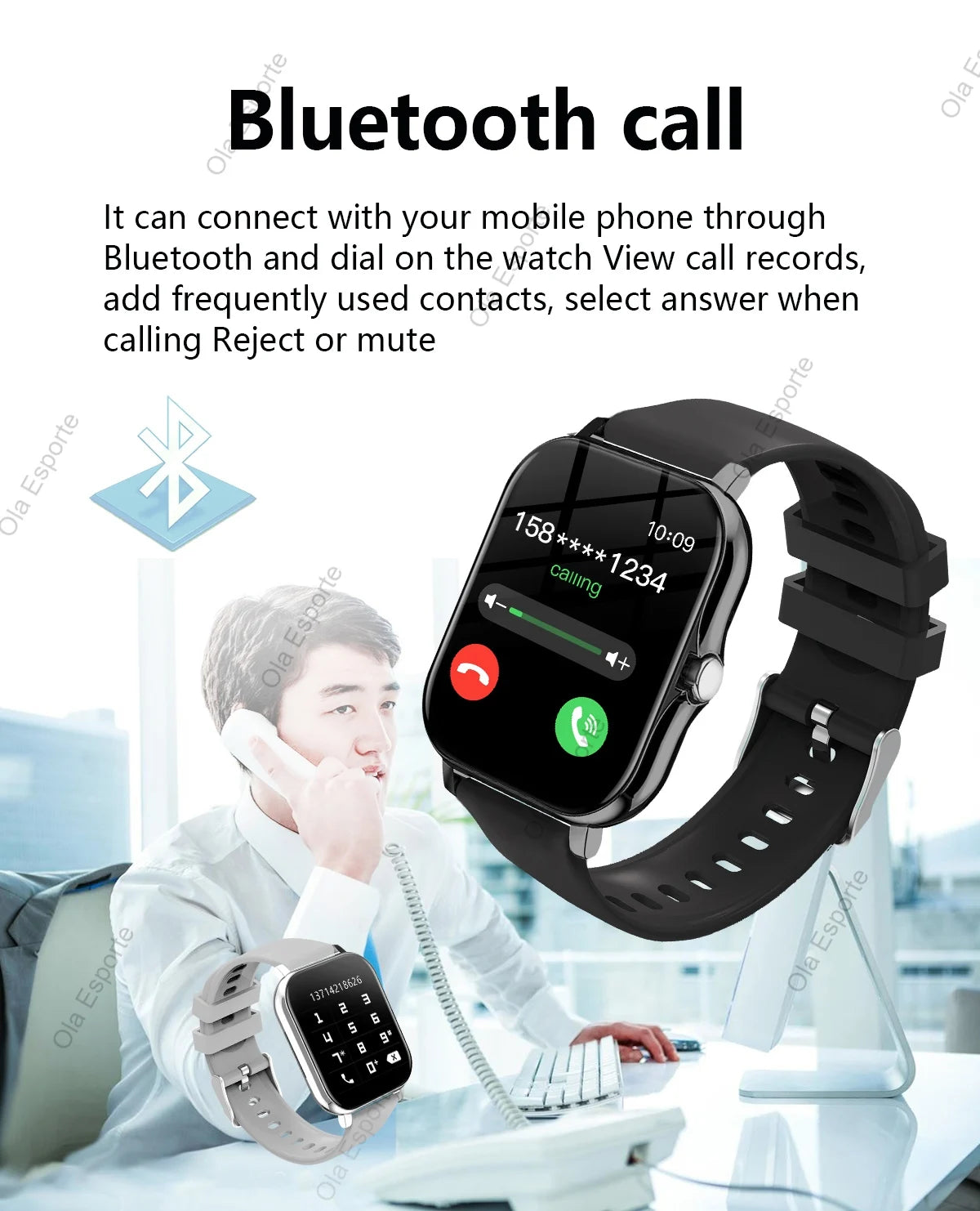 2026 New Smart Watch For Android IOS 1.83Inch Color Screen Bluetooth Call Blood Oxygen/Pressure Monitoring Smart Watch Women Men