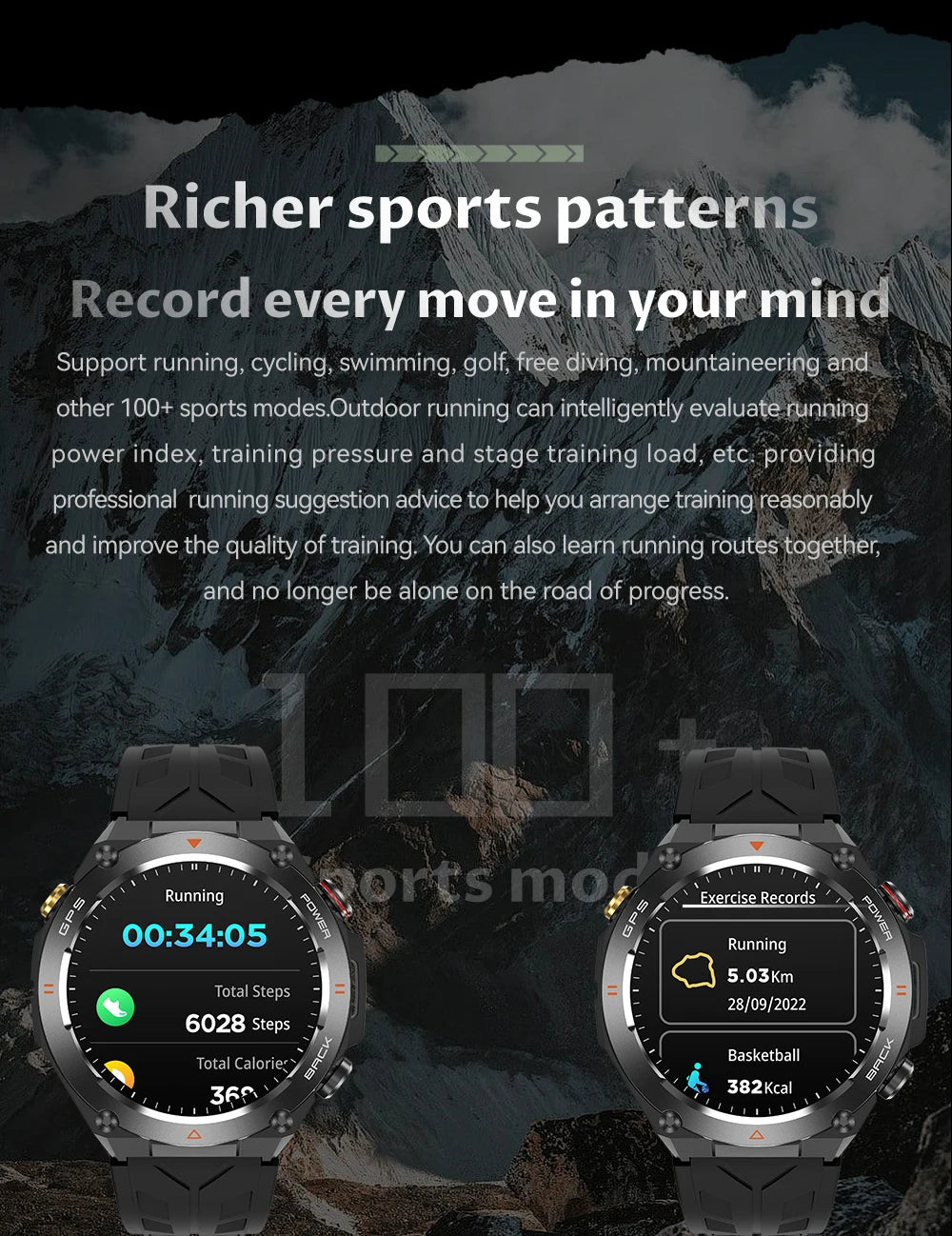 2024 COLMI V75 GPS Smart Watch 1.45" Ultra HD Display Built-in GPS & Compass Make/Receive Phone Calls Smartwatch 650mAh Battery