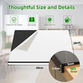 LMETJMA Acrylic Cutting Board with Lip Non Slip Cutting Board for Countertop Protector Durable Kitchen Chopping Board JT324