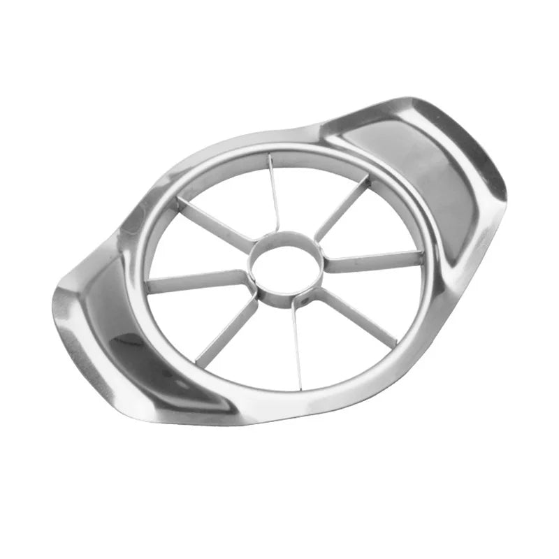 Stainless Steel Apple Slicer Fruit Cutter with Frosted Handle Upgraded 8 Blade Sharp Divider Fruit Cutter Vegetable Corer Peeler