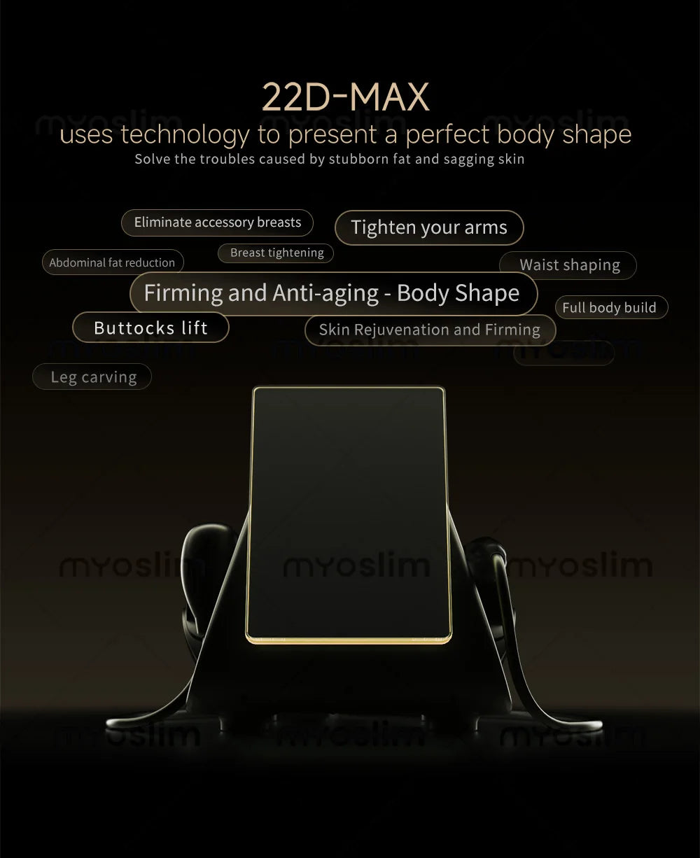 Professional 22D MAX HIFU Beauty Equipment Machine for Facial Tightening Slimming And Fat Reduction Latest Model