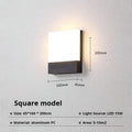 Outdoor waterproof IP65 minimalist ultra bright wall lamp villa courtyard entrance garden wall lamp exterior wall decoration