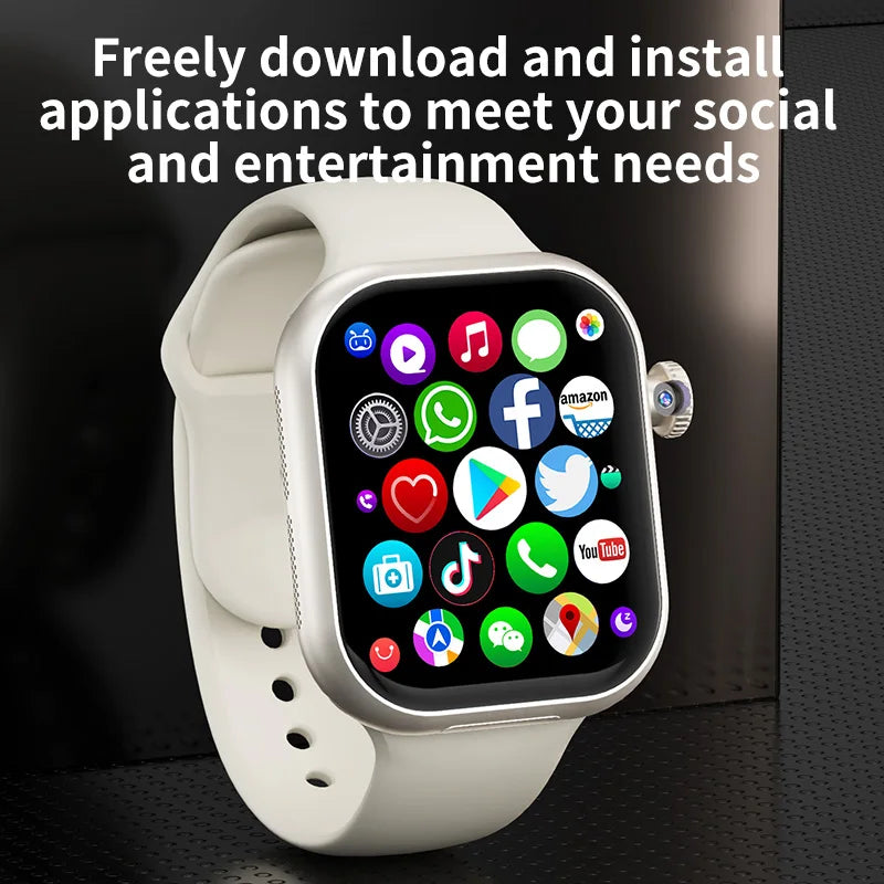 GoldenSpike VP29 Smartwatch 2.29inch Amoled Smart Watch With Rotary Camera GPS WIFI 256GB Storage ROM Global Cellular Version