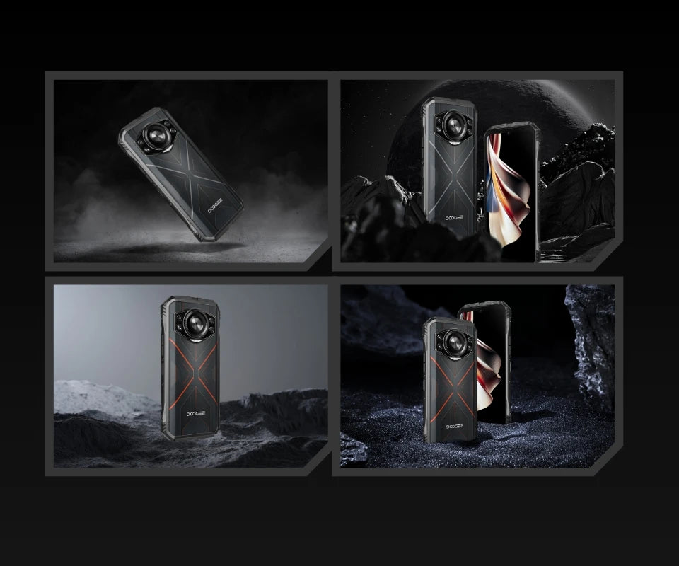 World Premiere DOOGEE S Cyber Rugged Phone 6.58" 90Hz IPS Screen 10800mAh Large Battery 8GB+256GB 50MP AI Main Camera Android 14