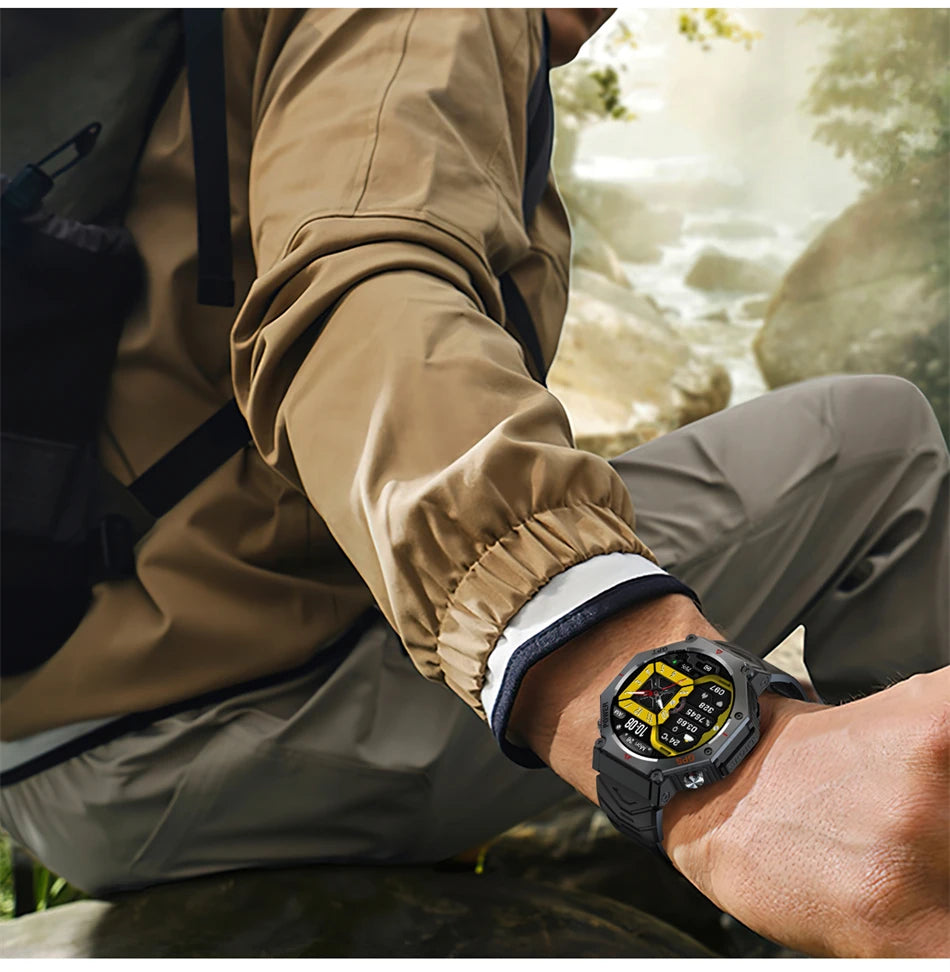 2026 T-Rex 3 Ultra Men Smart Watch Original 10ATM Waterproof GPS Rugged Compass Military 100+ Sports Mode Smart Bracelet