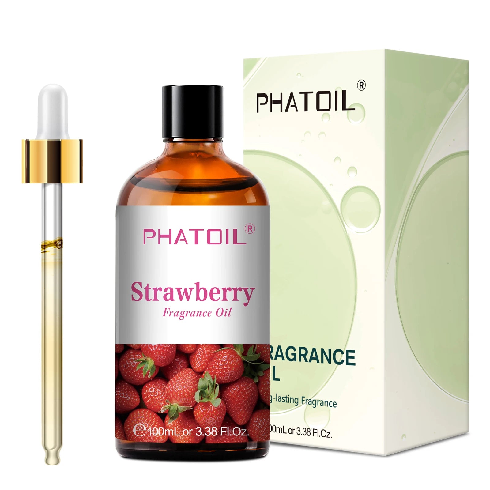 PHATOIL 1PCS 100ml Fragrance Oil For Diffuser Aromatherapy Fruit Carnival Coconut & Vanilla Almond Vanilla Strawberry Aroma Oils