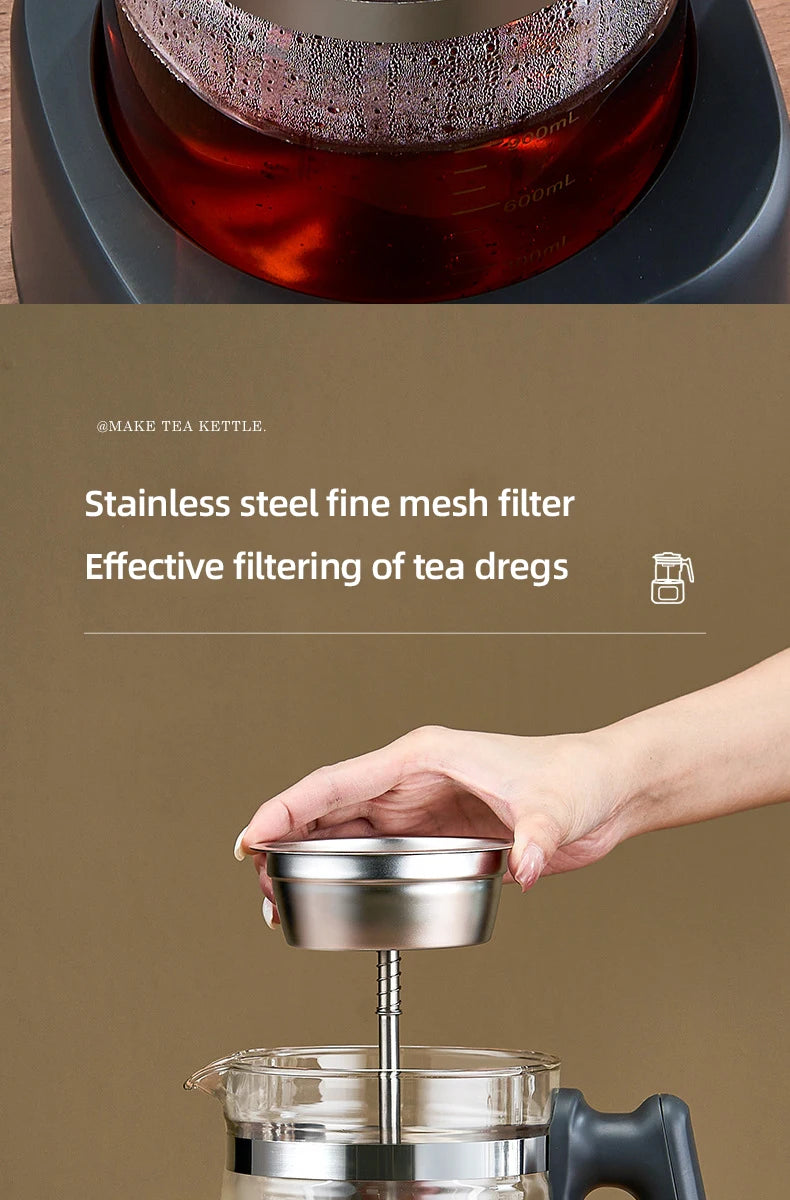1.3L Steam Spray Tea Kettle Multifunctional Electric Kettle Baby Constant Temperature Milk Regulator 72h Thermostatic Kettle