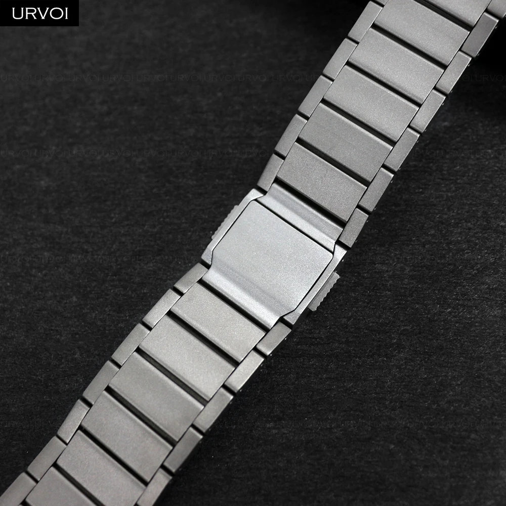URVOI Titanium Band for Apple Watch Ultra 3 2 Series 11 10 9 8 7 6 SE strap for iWatch Magnet Closure wristband 46 49mm