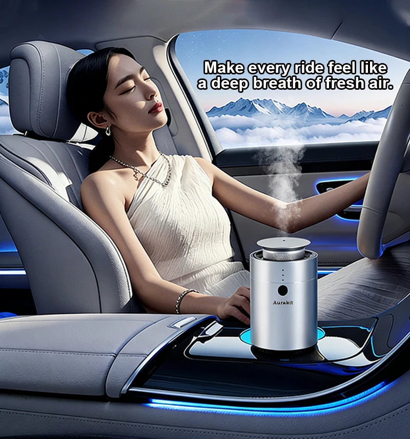 Professional Essential Oil Aroma Diffuser Smart Timer Quiet Fast Deodorization AI Auto Sensing 80m³ Coverage for Home Car