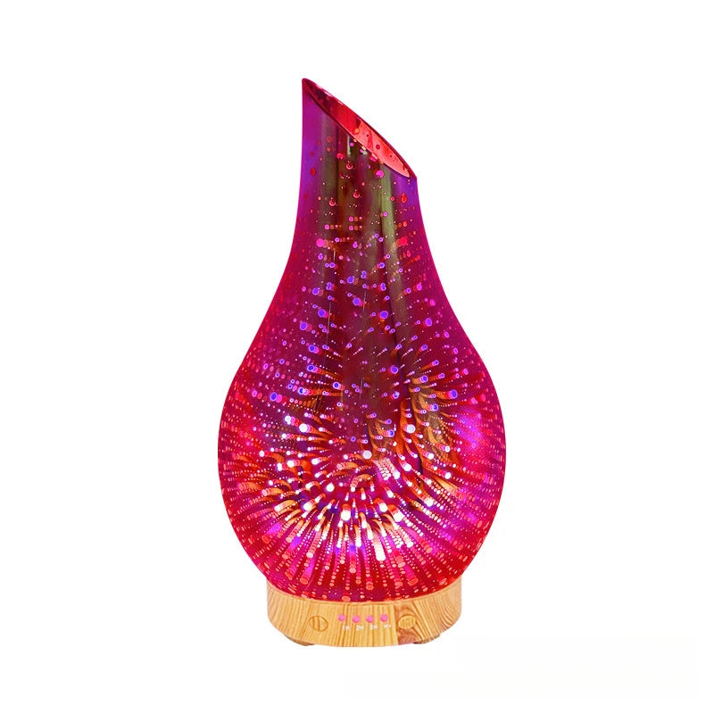 Essential Oil Diffuser 3D Aromatherapy Ultrasonic HumidifierAuto Shut-Off Timer Setting,Aroma Decoration for Home Office Gift