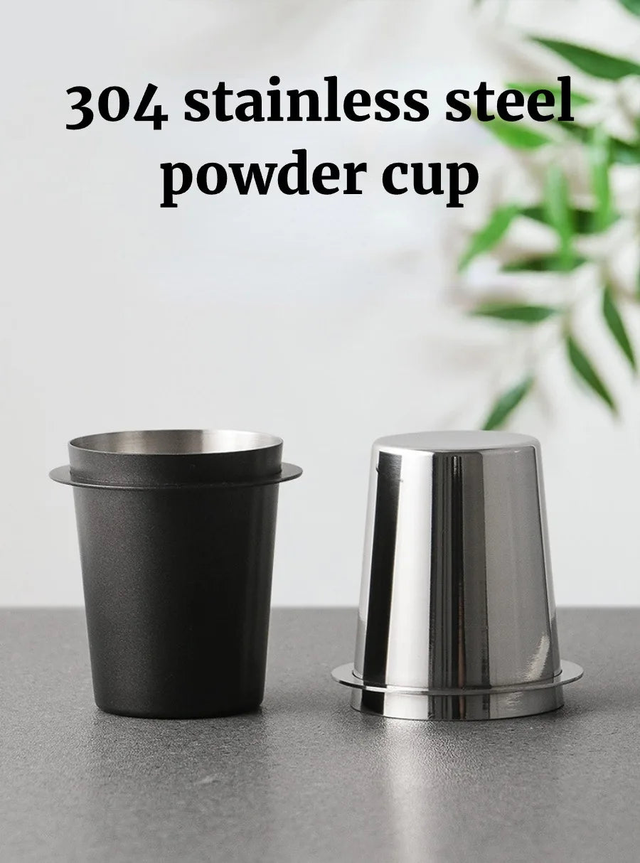 Coffee Dosing Cup Sniffing Mug for Espresso Machine Wear Resistant Stainless Steel Coffee Dosing Cup Drop Shipping 58/53/51mm