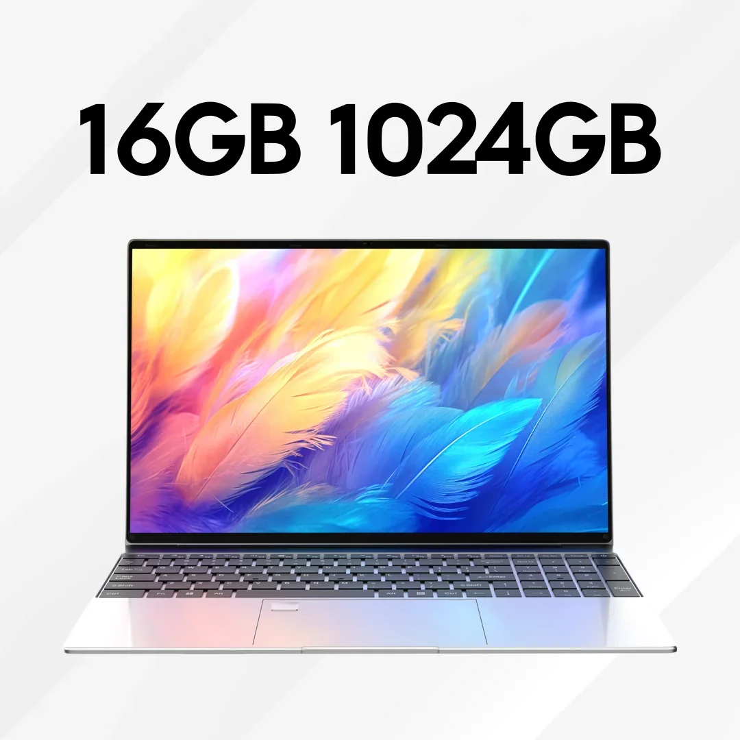 14.1 Inch Premium Ultra Thin Notebook 2026 Win11 DDR4 16GB/32GB RAM 2TB SSD Portable Business Laptop PC I9-9900 Intel N3700