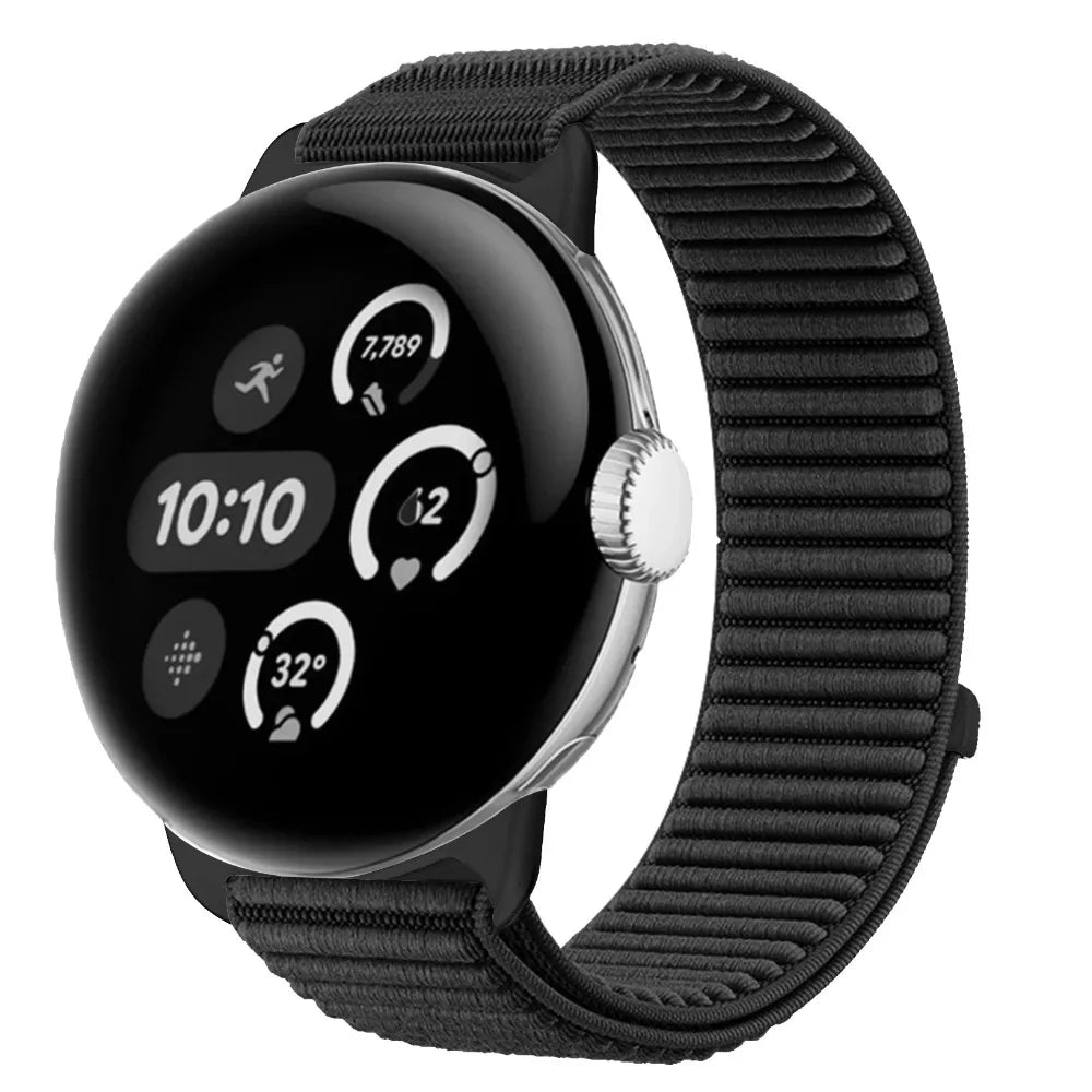 Original Nylon Strap for Google Pixel Watch 4 3 45mm 41mm Weave Wristband Correa for Pixel Watch 4 3 2 1 Breathable Accessories
