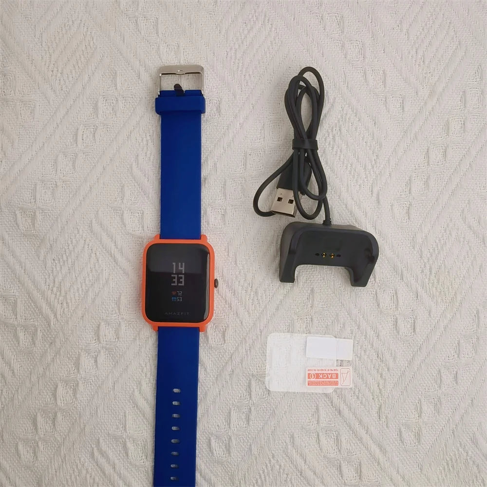 Amazfit Bip Smart Watch Bluetooth GPS Sports Watch For Men For Women Heart Rate IP68 Waterproof No Box 85-95 New Exhibit Watches