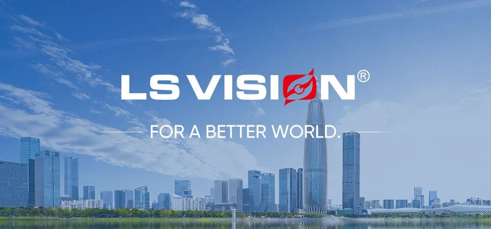 LS VISION 4 Screens 10X Zoom WiFi IP Camera 7Lens 35MP Outdoor Surveillance Camera 360 PTZ Auto Tracking Waterproof CCTV Cameras