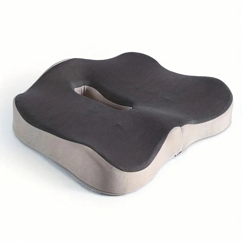 Memory Foam Seat Cushion Tailbone Sciatica Back Pain Relief Comfort Office Chair Car Seat Cushion Non-Slip Orthopedic MemoryFoam