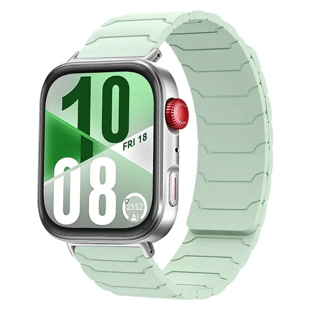 Magnetic Silicone Strap For Huawei Watch Fit 5/4/3 Sports Comfortable Replacement Wristband Huawei Watch Fit 4-5 Pro Accessories