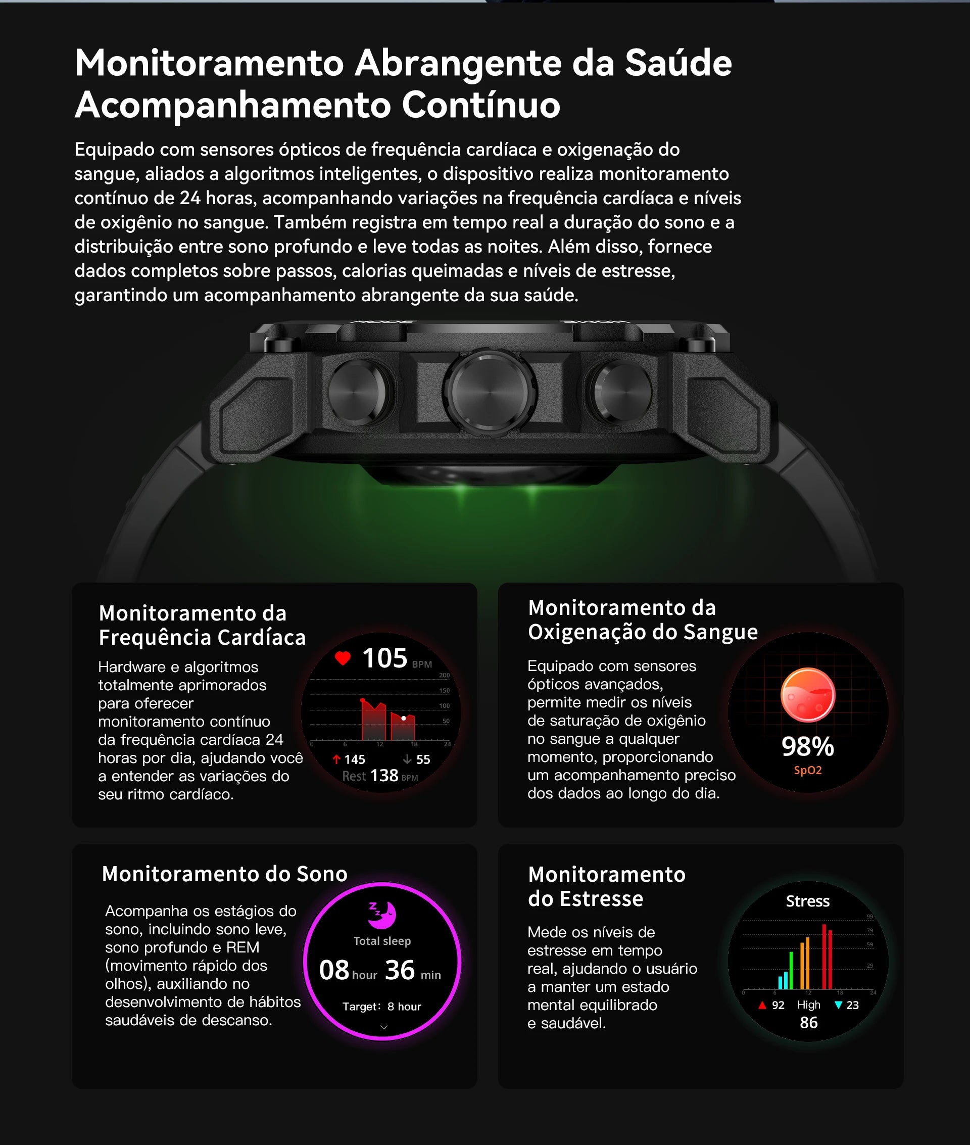 AURAFIT Reloj Hombre GPS SmartWatch 1.43 HD AMOLED GPS Integrated Telephone Llamades Deportes Smartwatch for hombres
