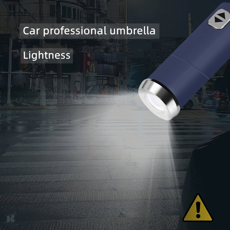 Automatic Umbrella with Reflective Stripe Reverse Led Light Umbrella For BYD ATTO 3 Yuan Qin Han TANG Plus DM-i Dolphin