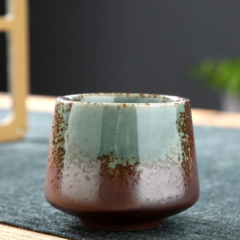 Laysda Vintage Coffee Mug 200ml ceramics Tea cup Japanese-style cafes Drinkware Stoneware Espresso for Restaurants Hotels