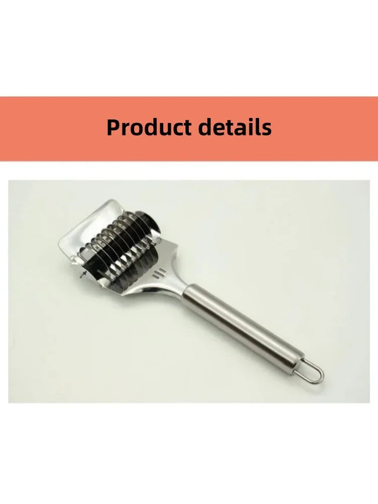 1Pcs Stainless Steel Manual Spaghett Cutter Pasta Machine Dough Noodles Maker Ginger Garlic Roll Crusher Kitchen Cooking Gadgets