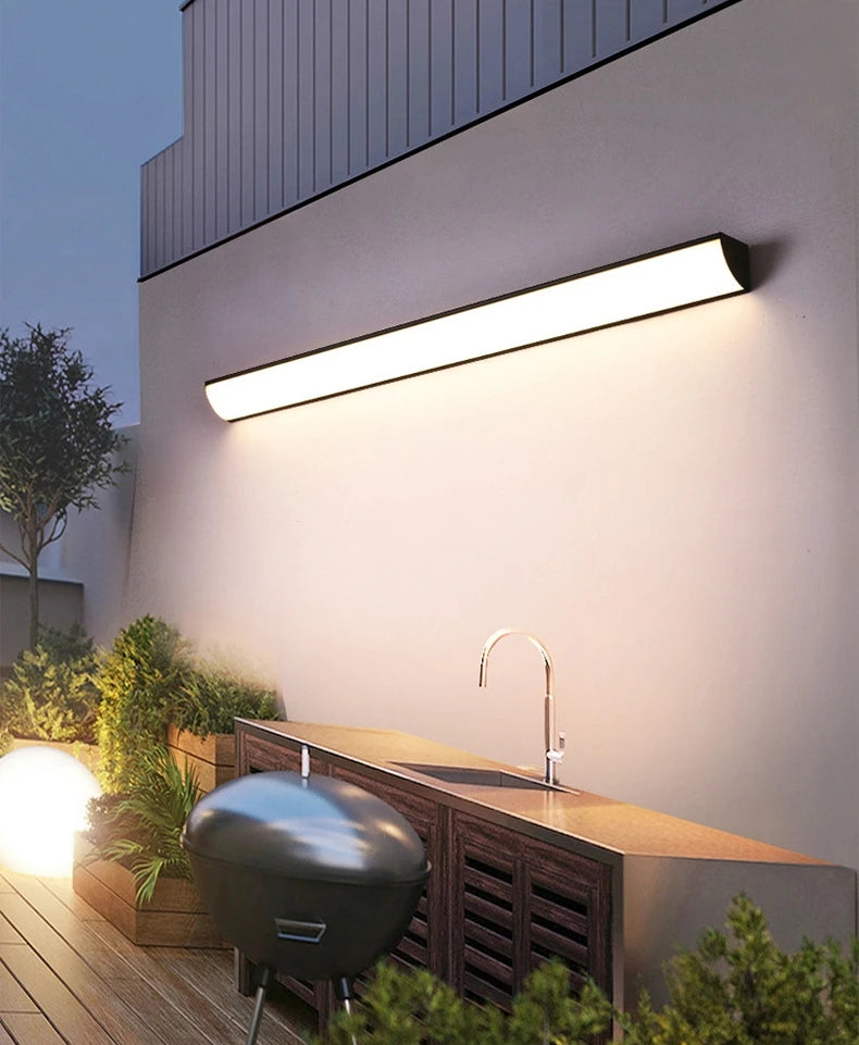 LED waterproof wall lamp IP65 waterproof outdoor wall washing lamp villa courtyard garden door lamp external wall lamp lighting