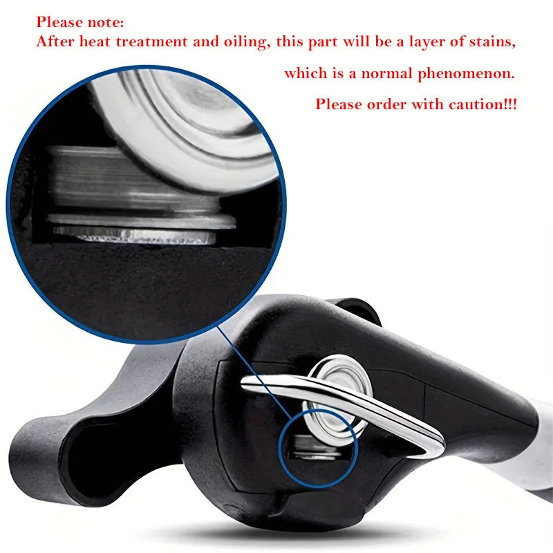 Plastic Hand-actuated Can Opener Safety Kitchen Tools Easy Grip Side Cut Manual Opener for Cans' Lid Kitchen Gadgets