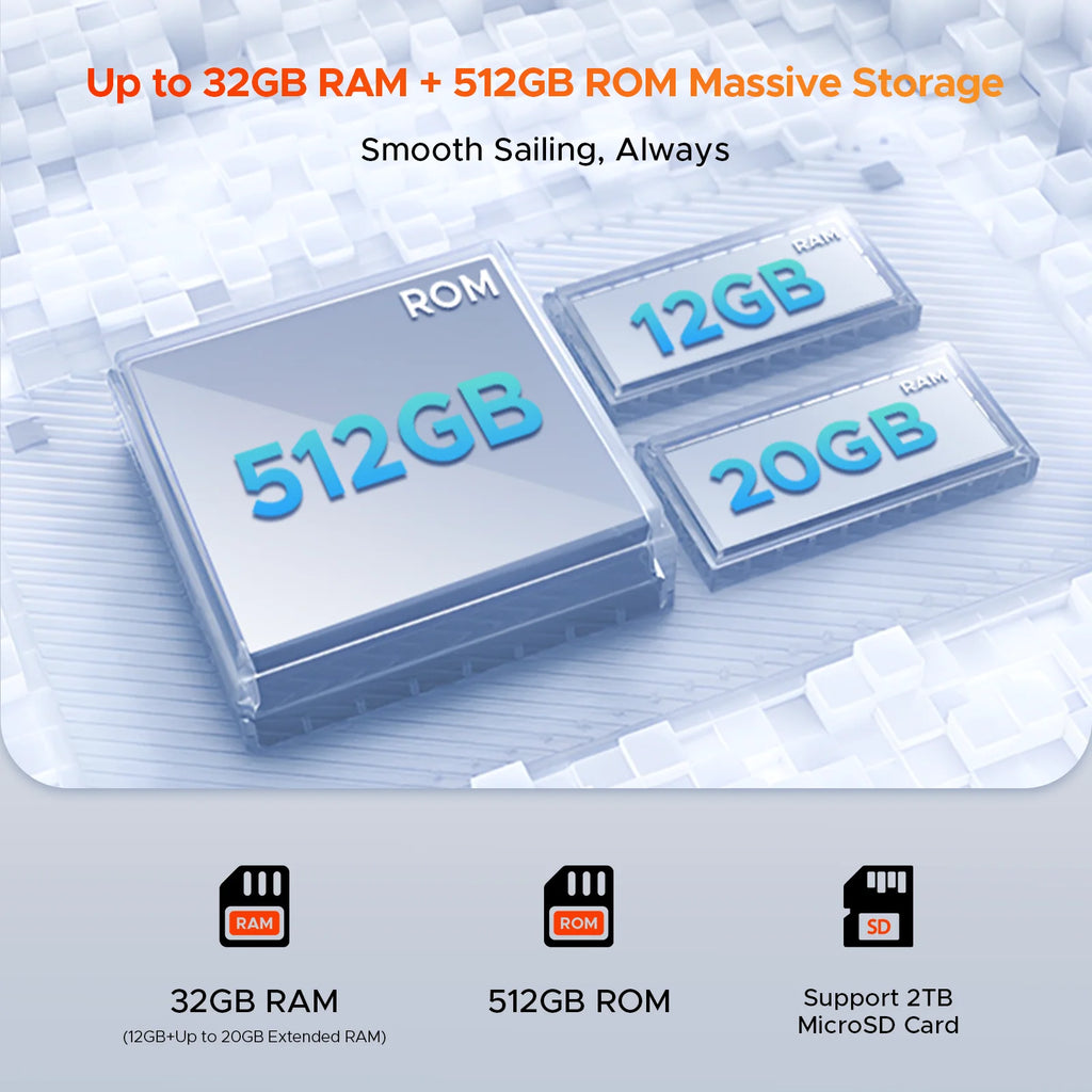 DOOGEE V Max Pro 5G Rugged Phone Dimensity 7050 6.58'' 120Hz 22000mAh Large Battery 12GB+512GB Lighting Effect 5g Smartphone