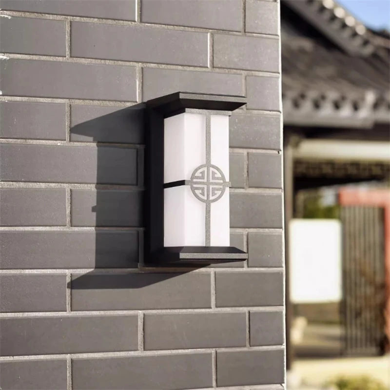 12W/18W LED Outdoor Wall Lamp Plastic/Aluminum Front Door Waterproof IP65 Sconce Garden Patio Terrace Home Wall Lighting Fixture