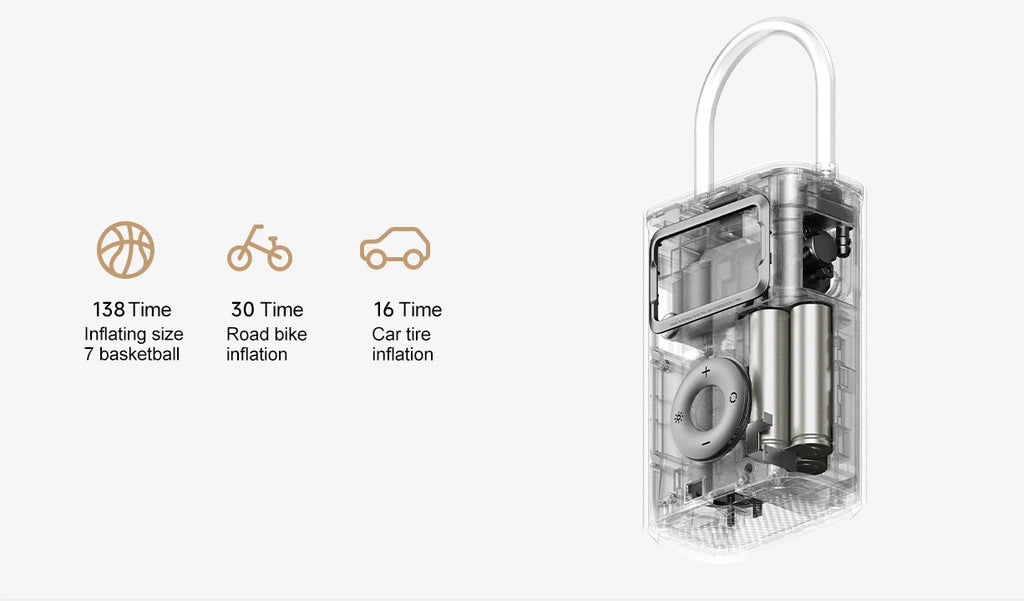 Xiaomi Mijia Air Pump 2 Pro Portable Electric Inflator Pump Digital Display Inflator 150psi Max Basketball Tire 2500mAh Bike Car
