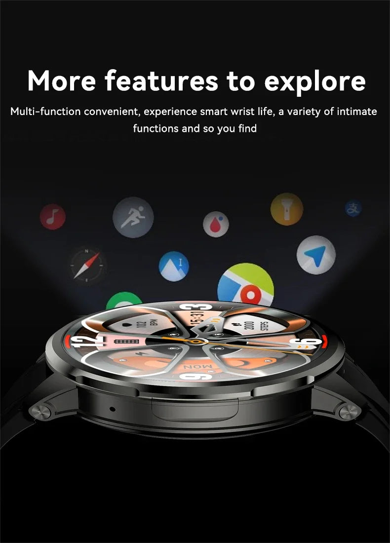 16GB+256GB RAM 4G Smart Watch 1.95 inch AMOLED 2100mah Battery 900W Camera GPS WIFI Google APPS Download Smartwatch Android 9.0