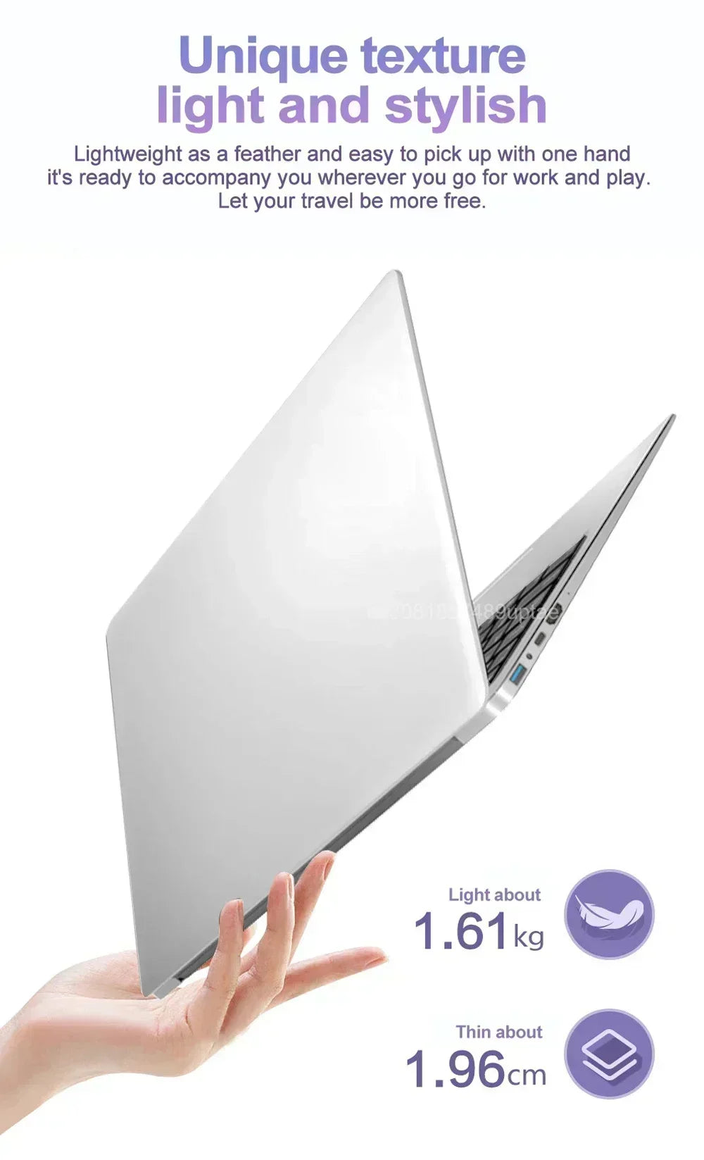 Ultra Thin 14.1 Inch Premium Business Laptop Intel I5 6500Y Win11 16GB RAM 2TB SSD Portable Ultra Slim Notebook for Business