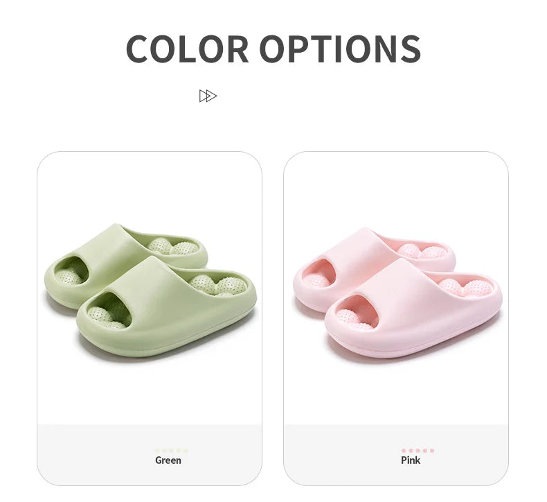 TZLDN Ergonomic EVA Unisex Bathroom Slippers Water-Leakage-Proof Massage Indoor Slippers Comfortable Breathable Casual Slippers