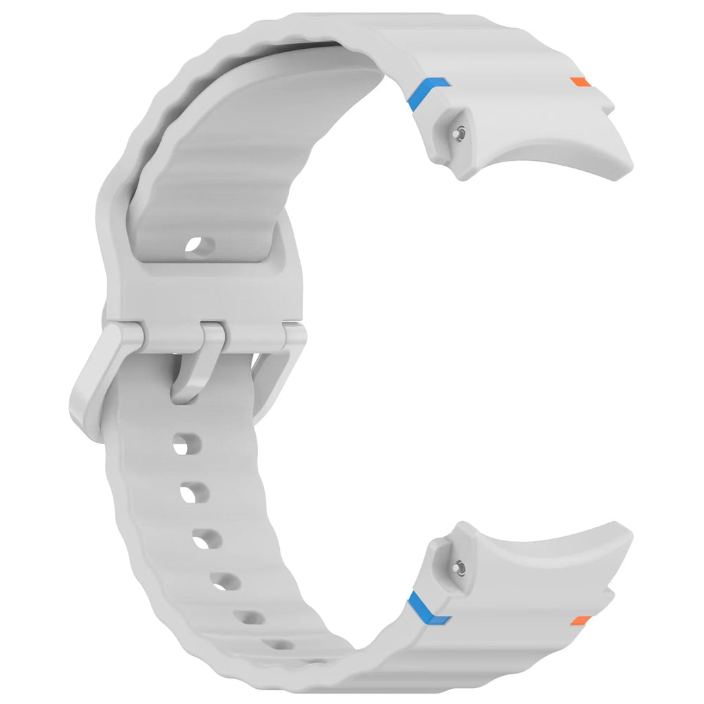 1:1 Official Silicone Strap For Samsung Galaxy Watch 7/FE/6/5/4 44mm40mm 5 Pro Bracelet Watch 6/4 Classic 47/43mm 46/42mm Correa