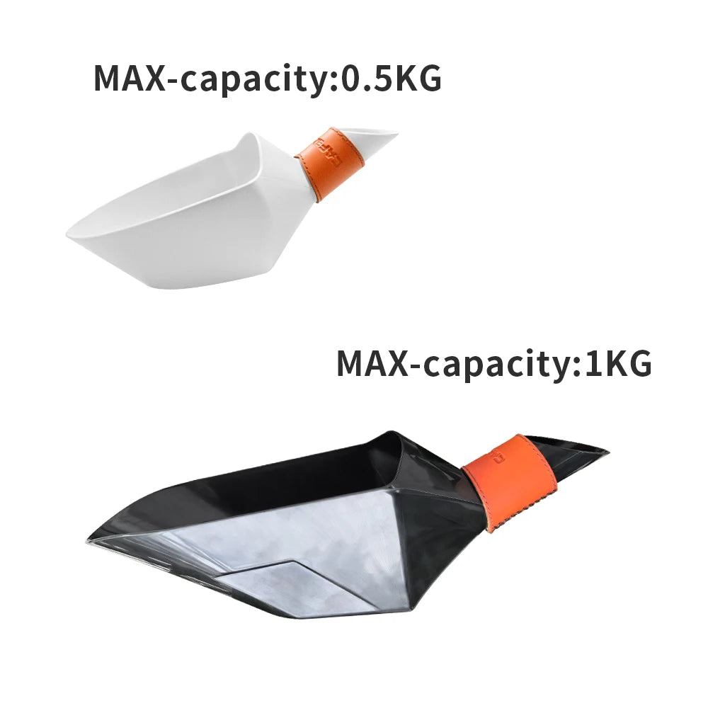 CAFEMASY Kitchen Accessories Large Container Shovel For Coffee Bean Flour Ice Cubes Capacity Measuring Tool Scoops 500g 1kg 2kg