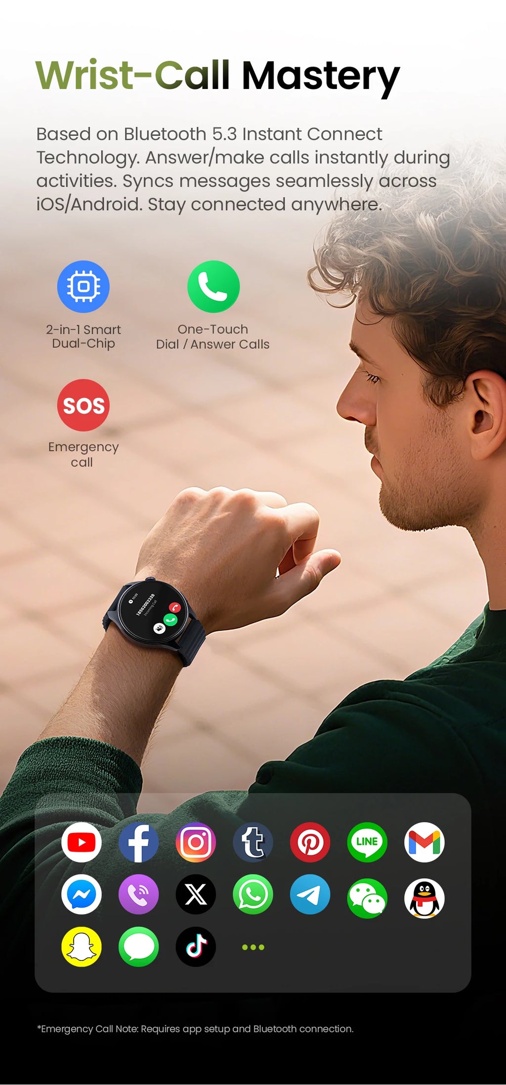 HAYLOU Watch 4S GPS Smartwatch 1.43” HD AMOLED Display 5 Satellite GPS Positioning 120+ Workout Modes Sport Fitness Smart Watch