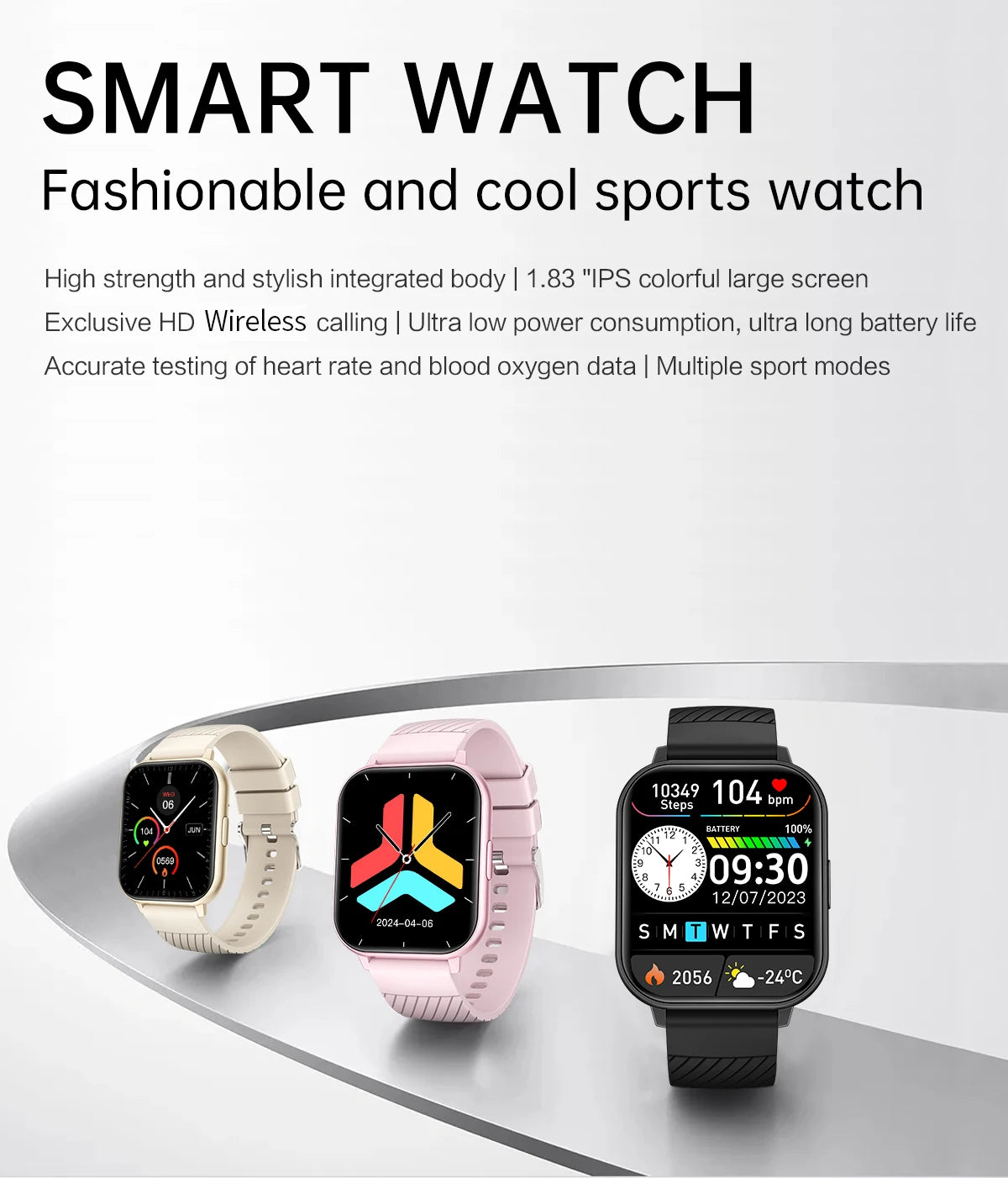 LIGE 2025 Smart Watch Men Full Touch IP67 Waterproof Alarm Clock Heart Rate Health Monitor Lady Gift Sports Fitness Smartwatches