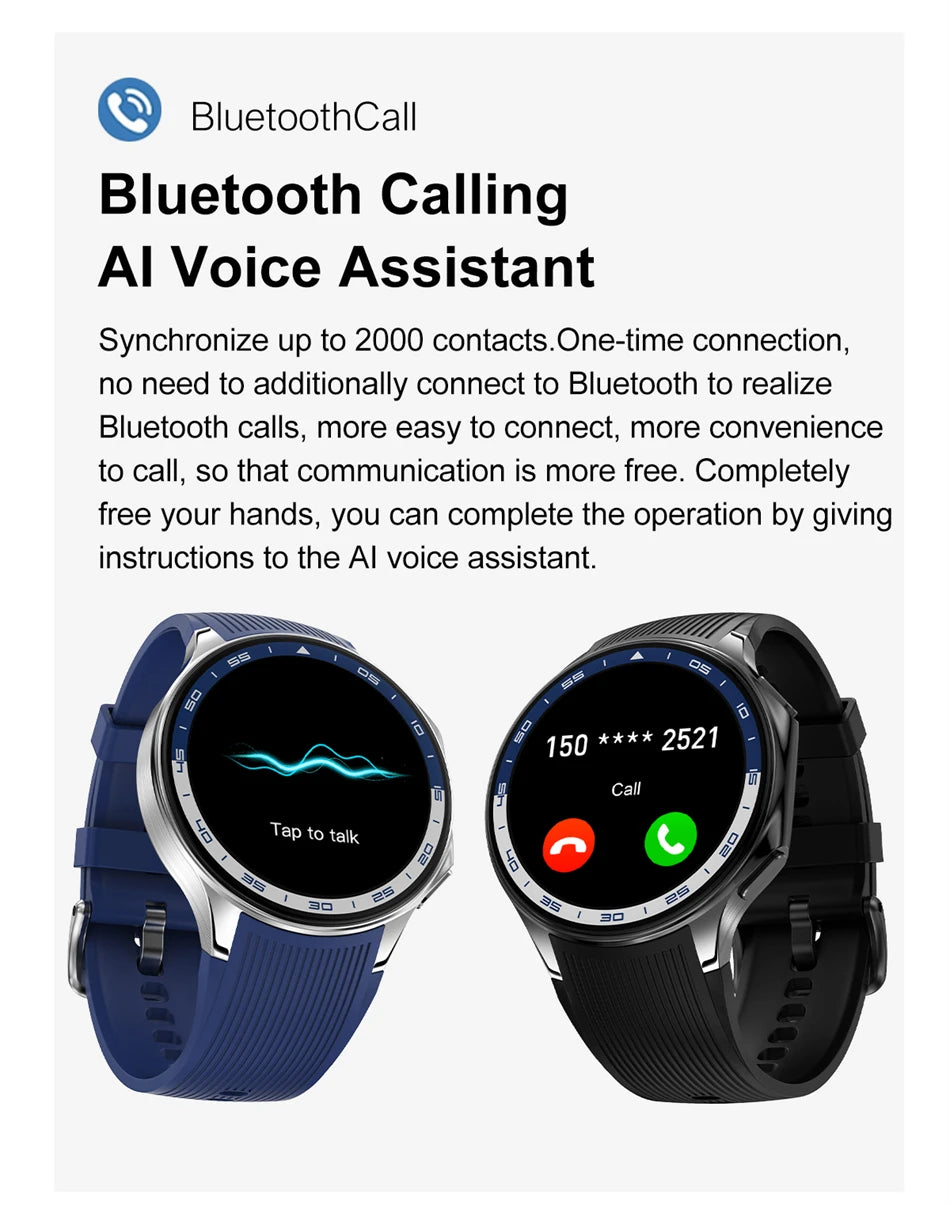 OPPO Watch X Bluetooth Call Smartwatch AMOLED HD Waterproof Men's Sports Watch 3D Visual Surround 4GB RAM Video Playback Watch