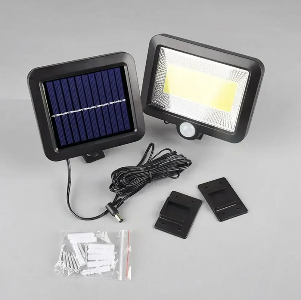 Super Bright Motion Sensor Solar Split Lights Garden Decoration 3 Modes Outdoor IP65 Waterproof Emergency Wall Courtyard Lamp