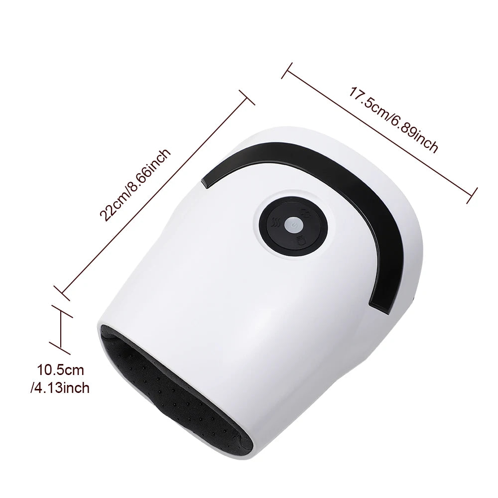 Cordless Hand Massager Machine for Wrist Arthritis Vibartion Heat and Pressure Acupoint Physiotherapy Palms Finger Compression