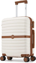 Kono 20/24/28 Inch Optional ABS+PC Hard Shell Luggage, Lightweight Carry On Trolley Suitcase with TSA Combination Lock, Silent 360° Spinner Wheels for Business Holiday Travel