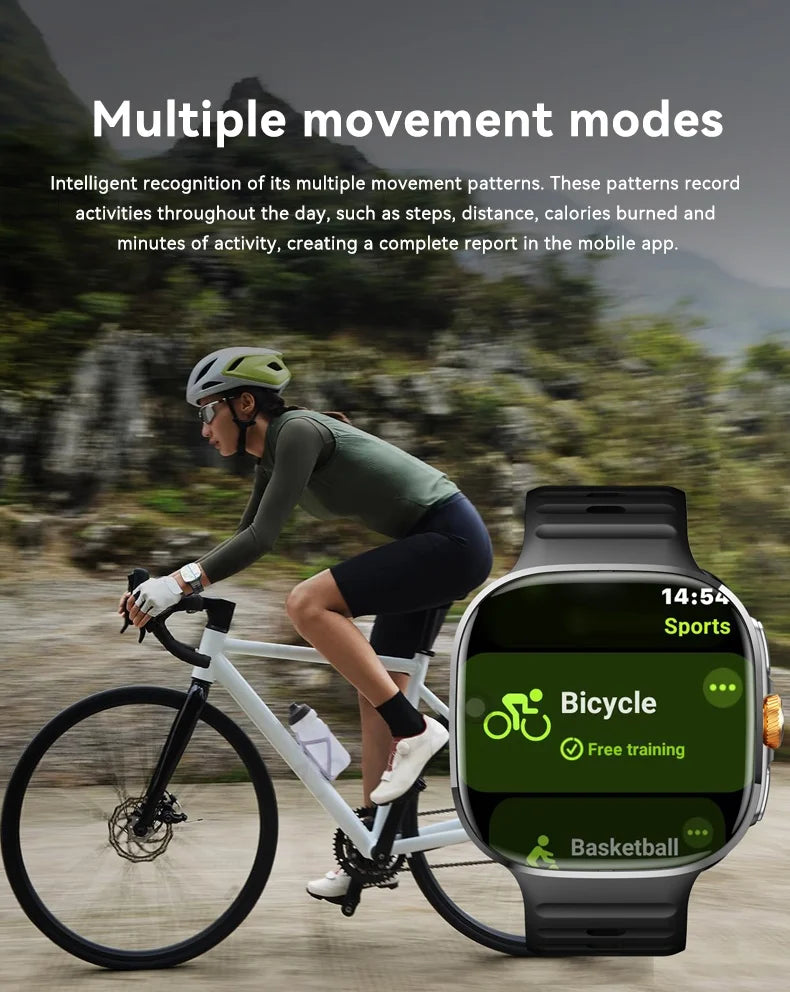 M99 4G 5G Cellular Version Smartwatch 2.4inch Amoled Larger Screen Android 10 Smart Watch With Rotary Camera Sim Card Slot WIFI