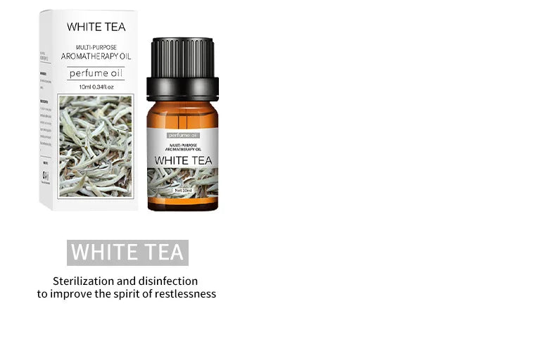 10ml Incense Water Soluble Essential Oil Lavender Tea Tree Lemon Rose Ocean Scent Humidifiers Refreshing Relax Releasing Stress